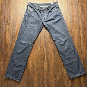 Diesel Industry Men's LARKEE Jeans Straight Button Fly Dark Wash Size 38